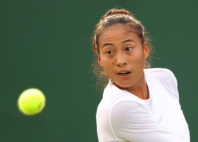 对话郑钦文:与上一次草地赛相比 这次有很多进步